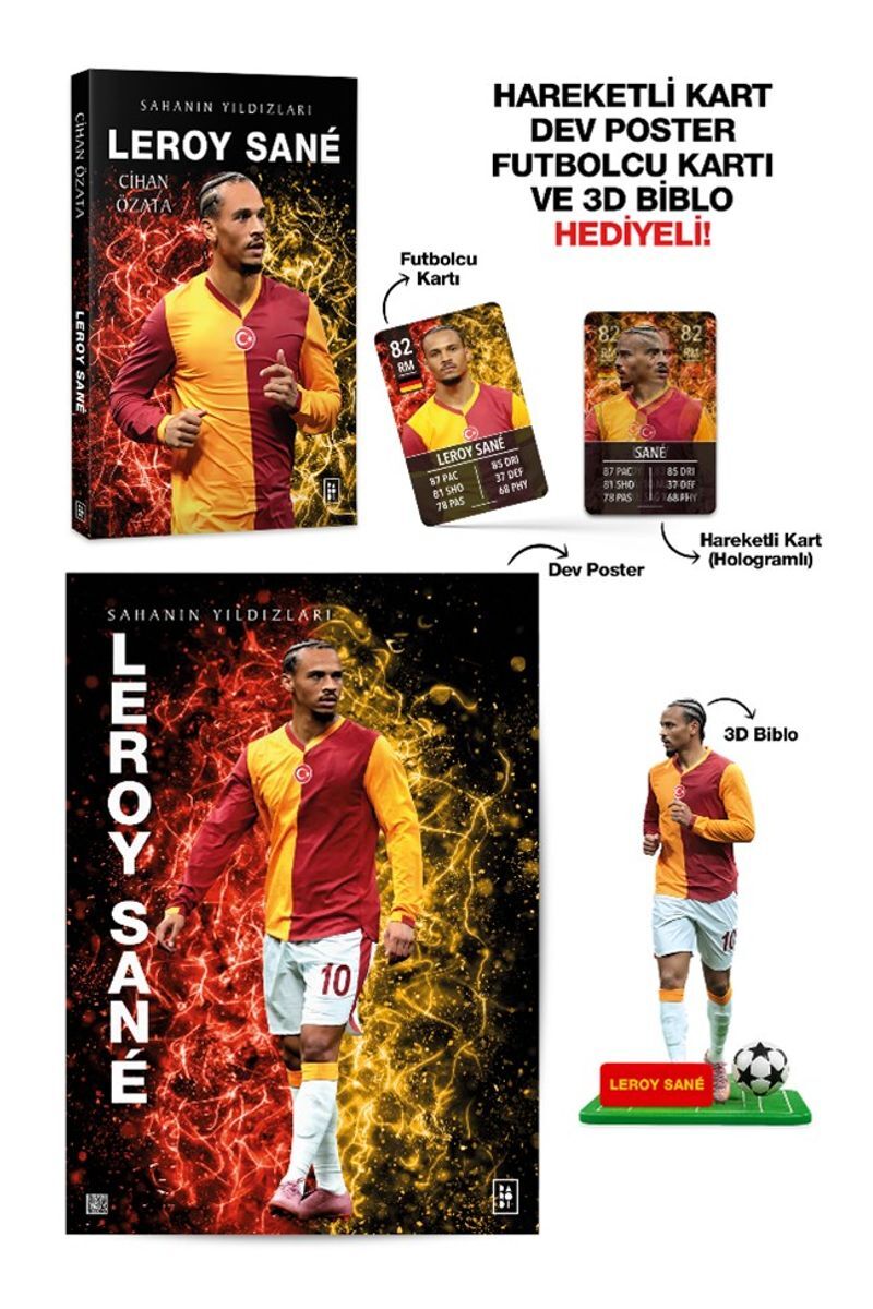 Parodi Yayınları Leroy Sane - Sahanın Yıldızları - 3D Biblo Hediyeli!