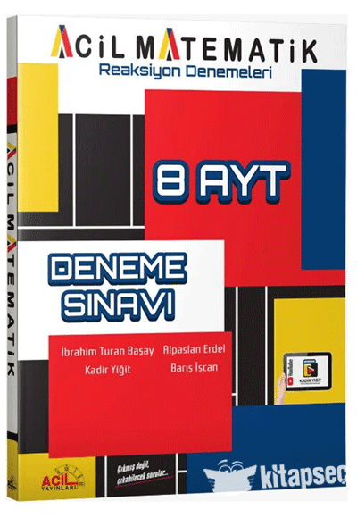 2026 Acil Yayınları AYT Matematik Reaksiyon 8 li Denemeleri