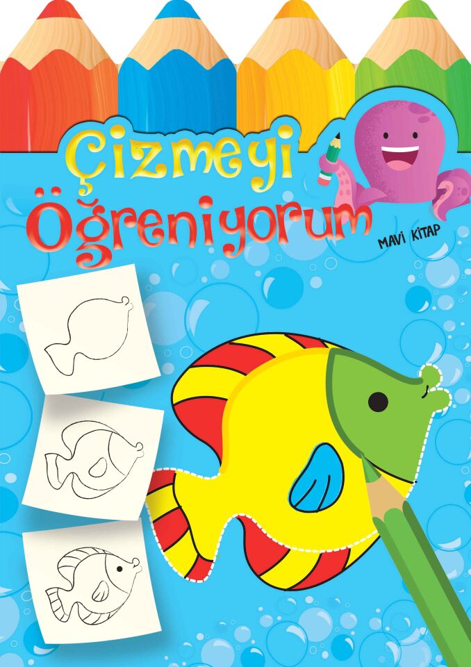 Parıltı Yayıncılık Çizmeyi Öğreniyorum Mavi Kitap